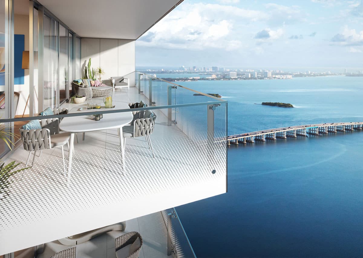 Waterfront Condos Direct Views from Terrace Missoni Baia