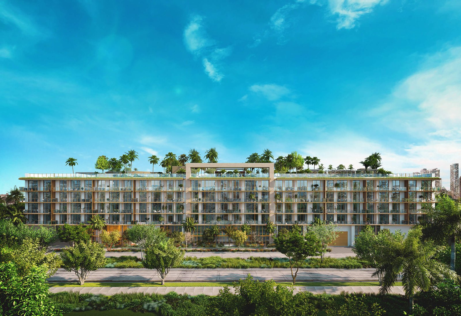 2200 Brickell seen from Brickell Avenue in daylight — developer rendering