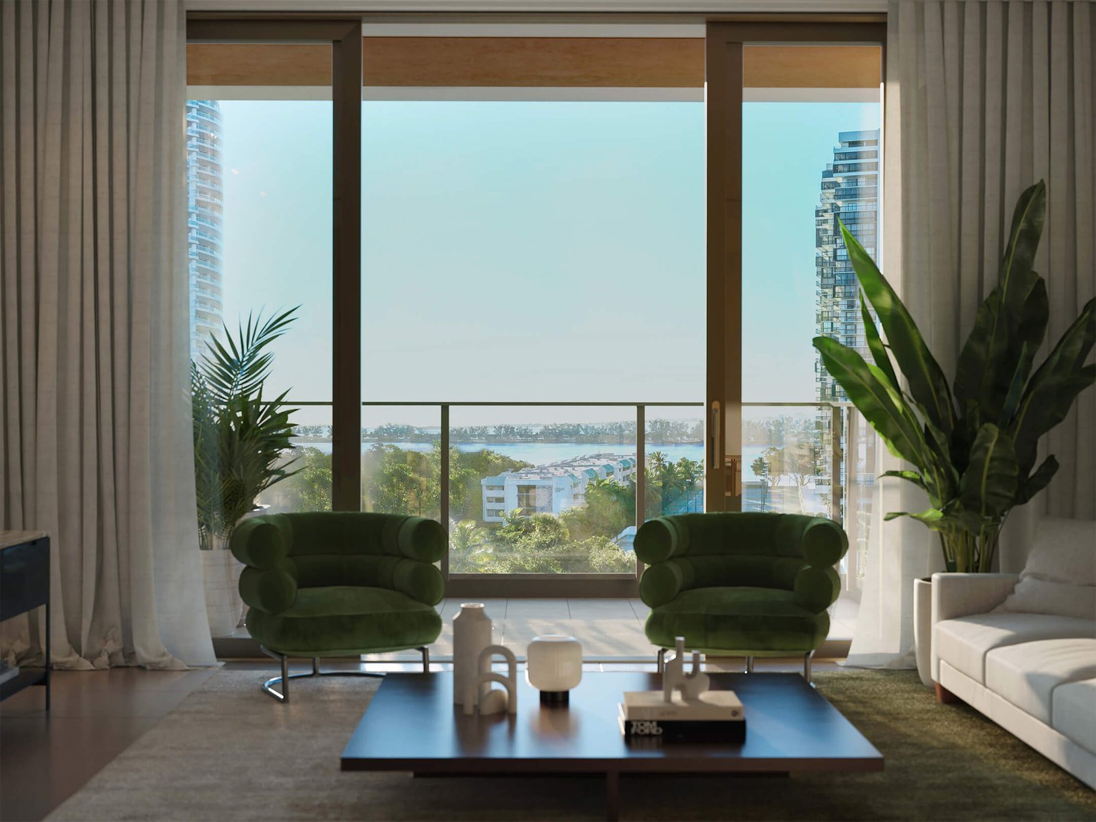 - 2200 Brickell A residence interior at 2200 Brickell — developer rendering