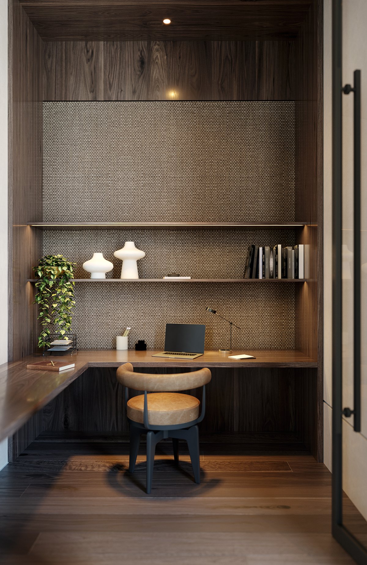 - 2200 Brickell The work-from-home lounge at 2200 Brickell — developer rendering
