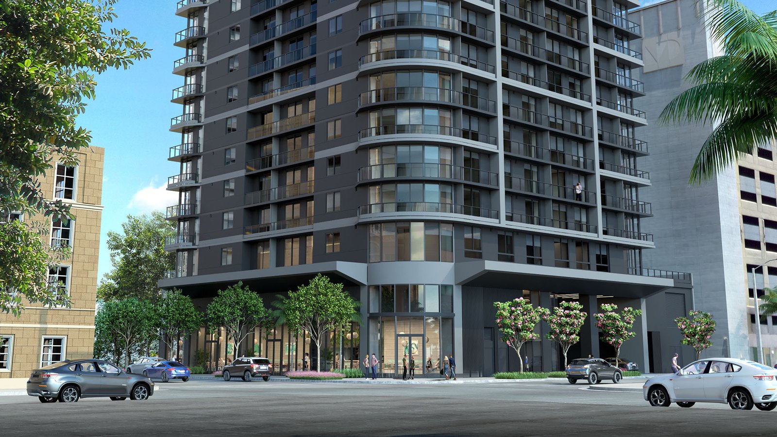 501 First Residences in downtown Miami — developer rendering