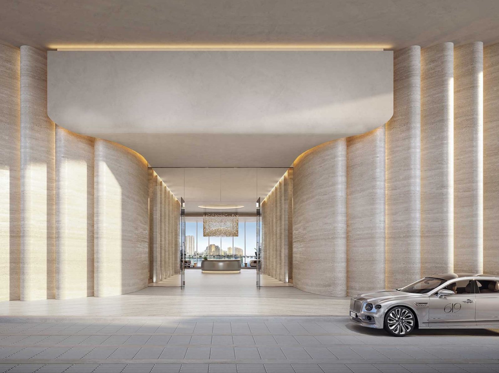 619 Brickell by Nobu residence interior — developer rendering