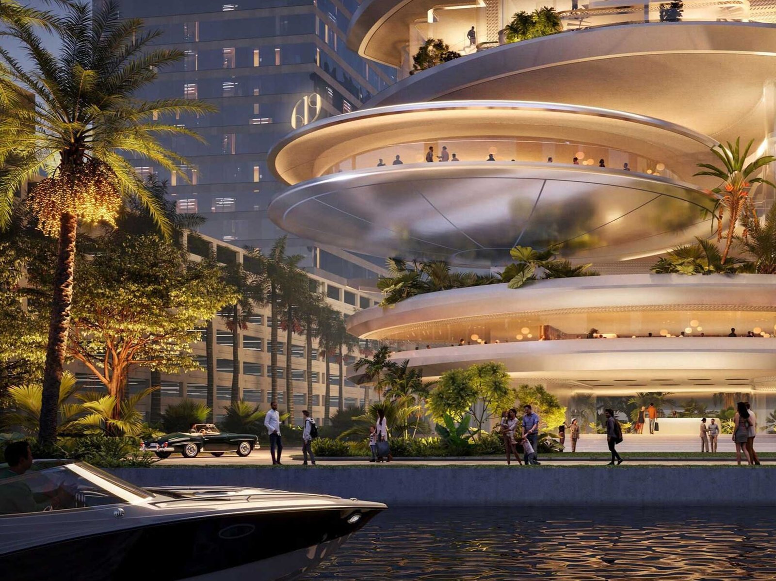 619 Brickell by Nobu penthouse level — developer rendering