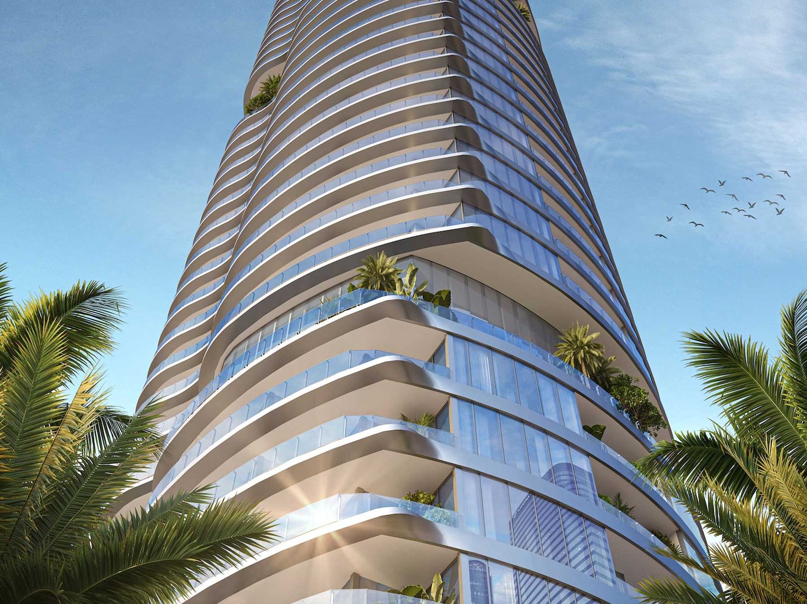 619 Brickell by Nobu pool deck — developer rendering