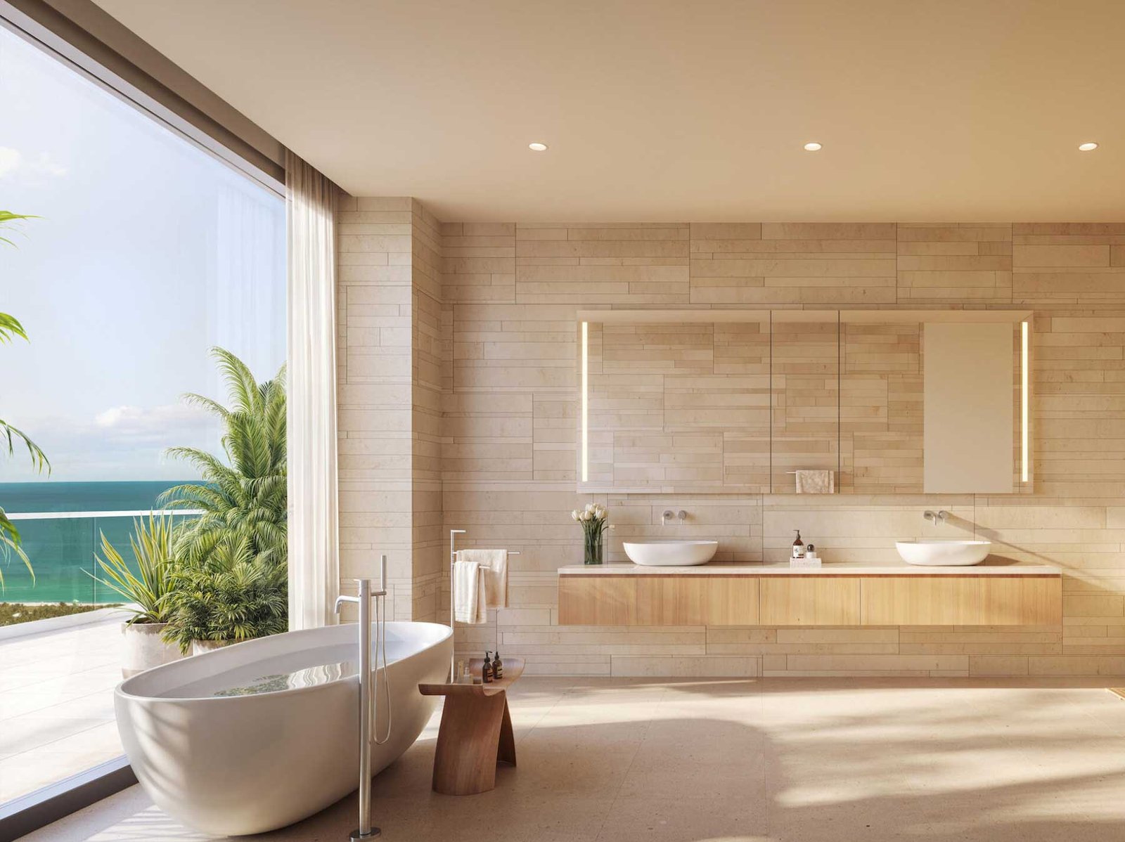 72 Carlyle pool deck — developer rendering