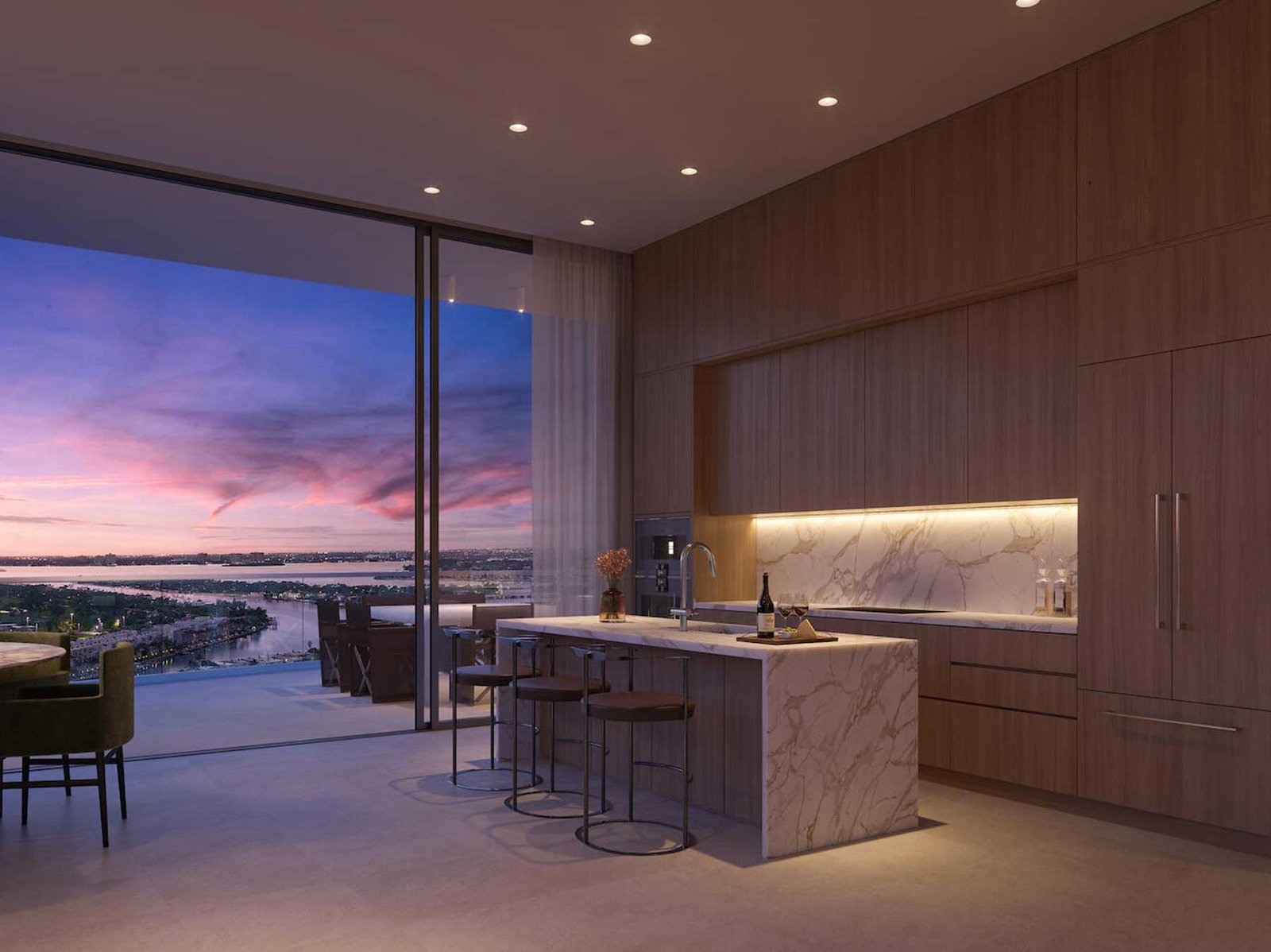 72 Carlyle building massing in the North Beach context — developer rendering