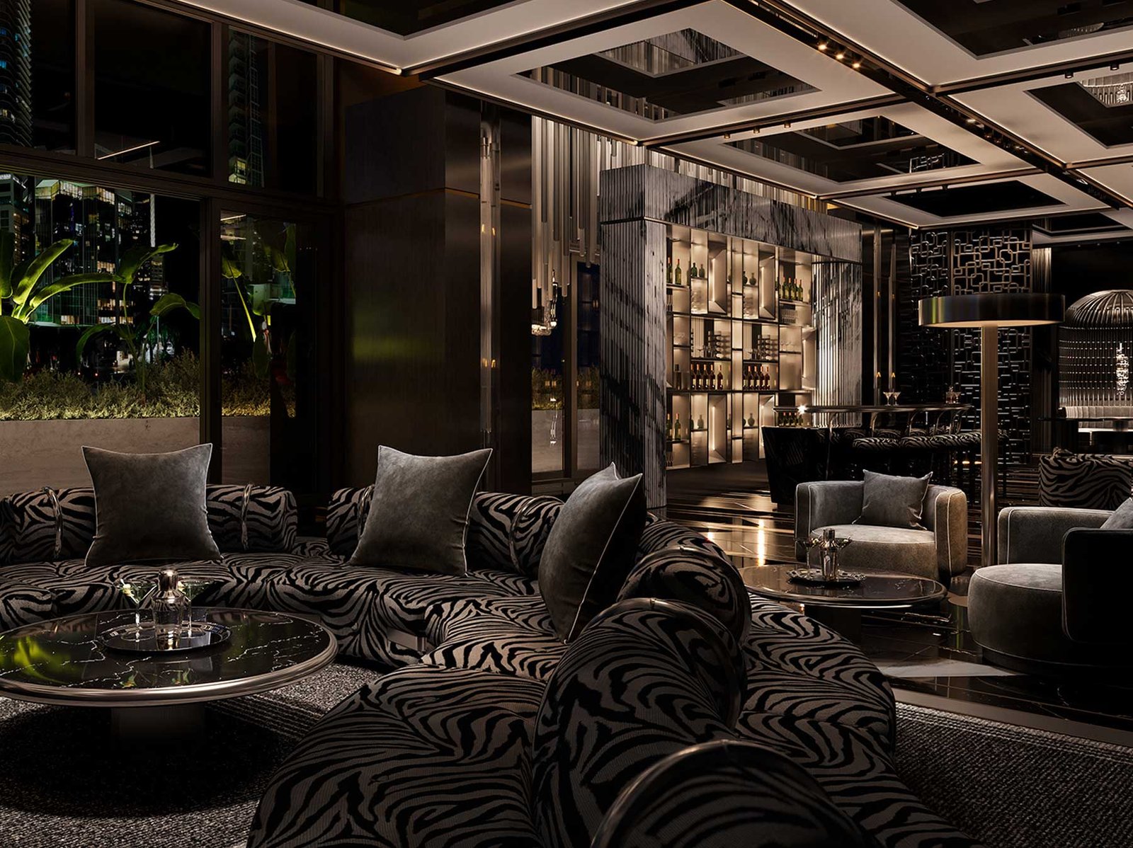 888 Brickell bathroom interior — developer rendering