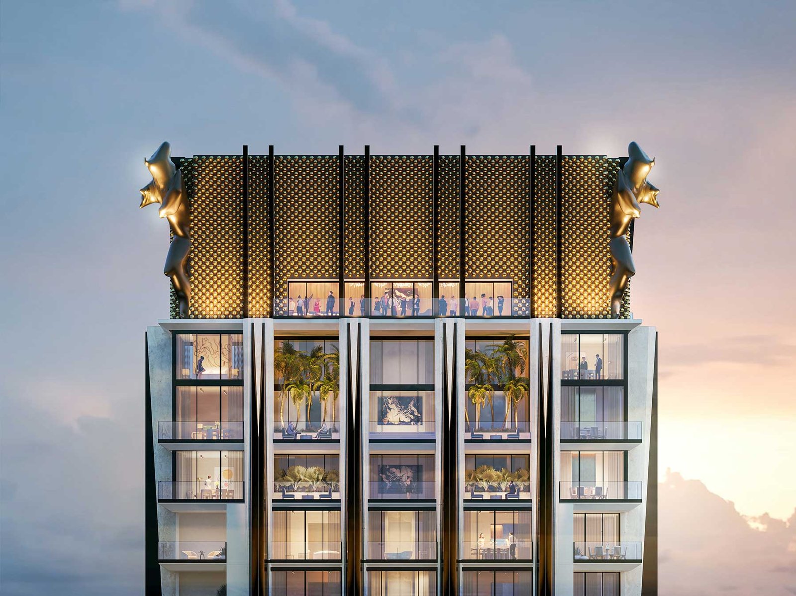 888 Brickell pool deck — developer rendering