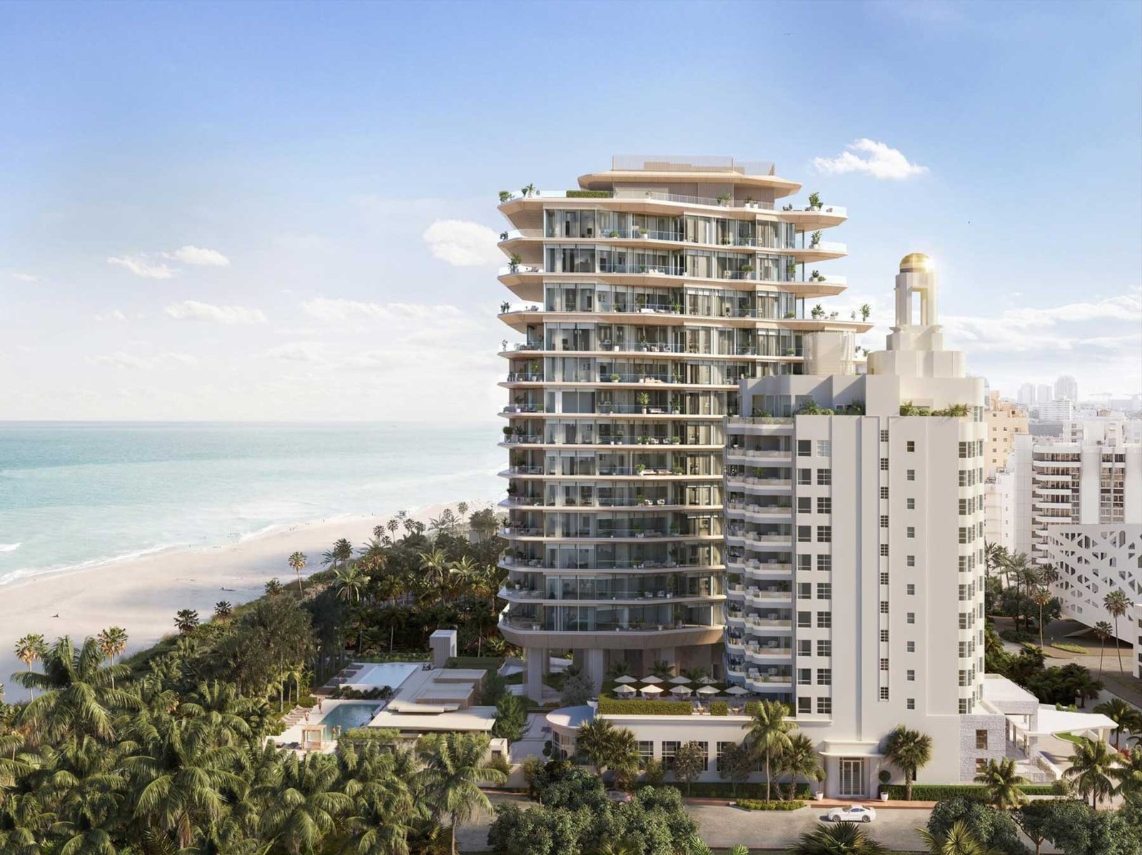 Aman Miami Beach residence interior — developer rendering