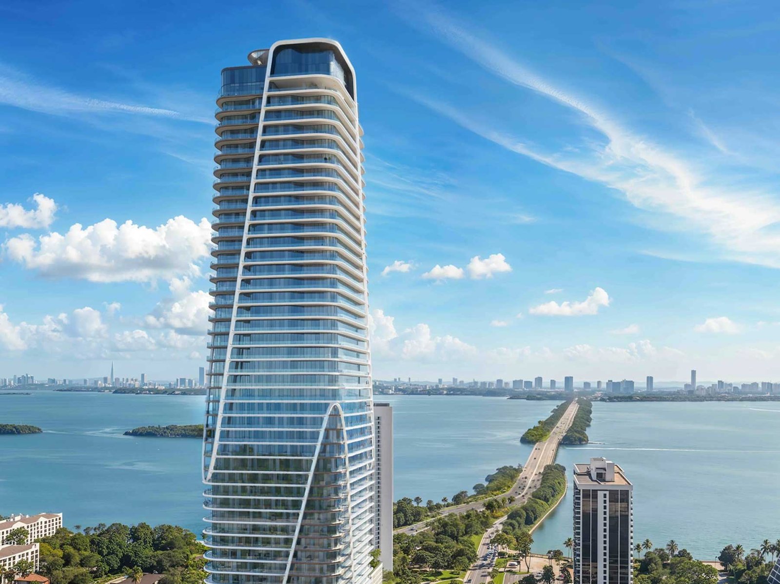 Anantara Miami Resort & Residences residence interior by Patricia Urquiola — developer rendering