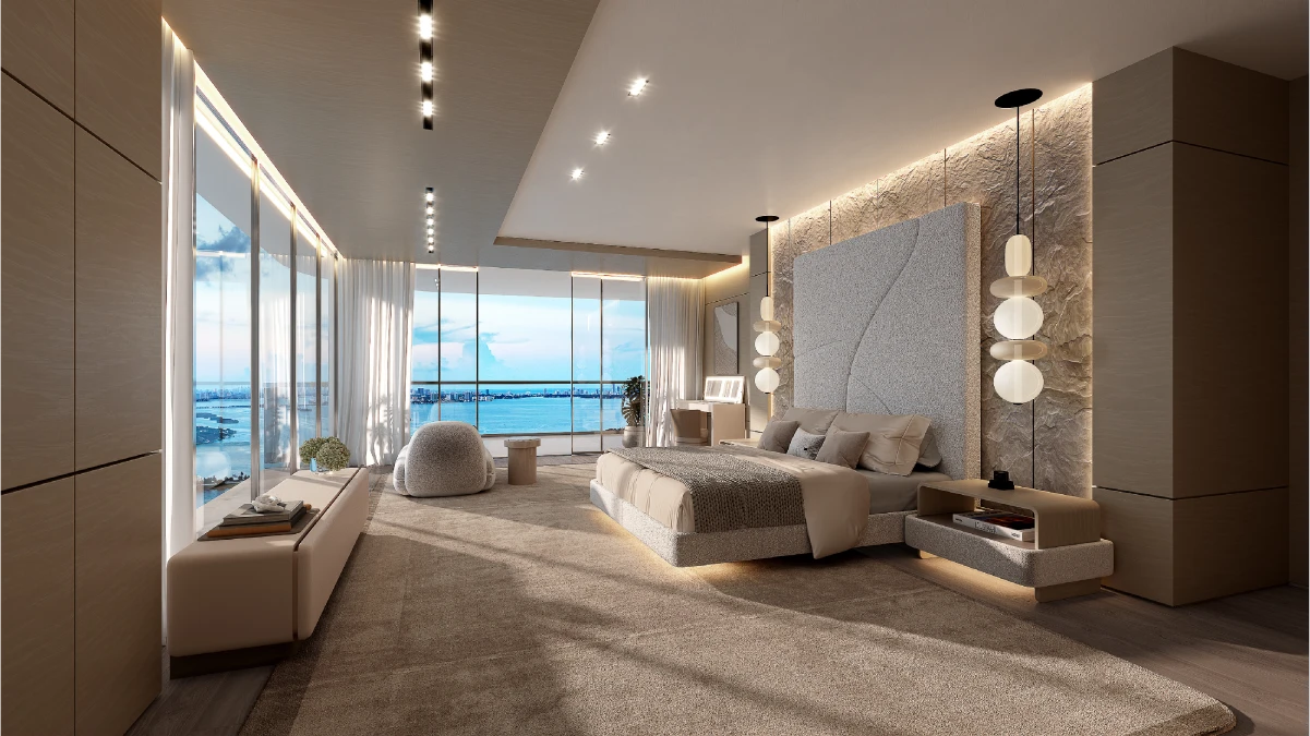 A residence interior at Aria Reserve — developer rendering