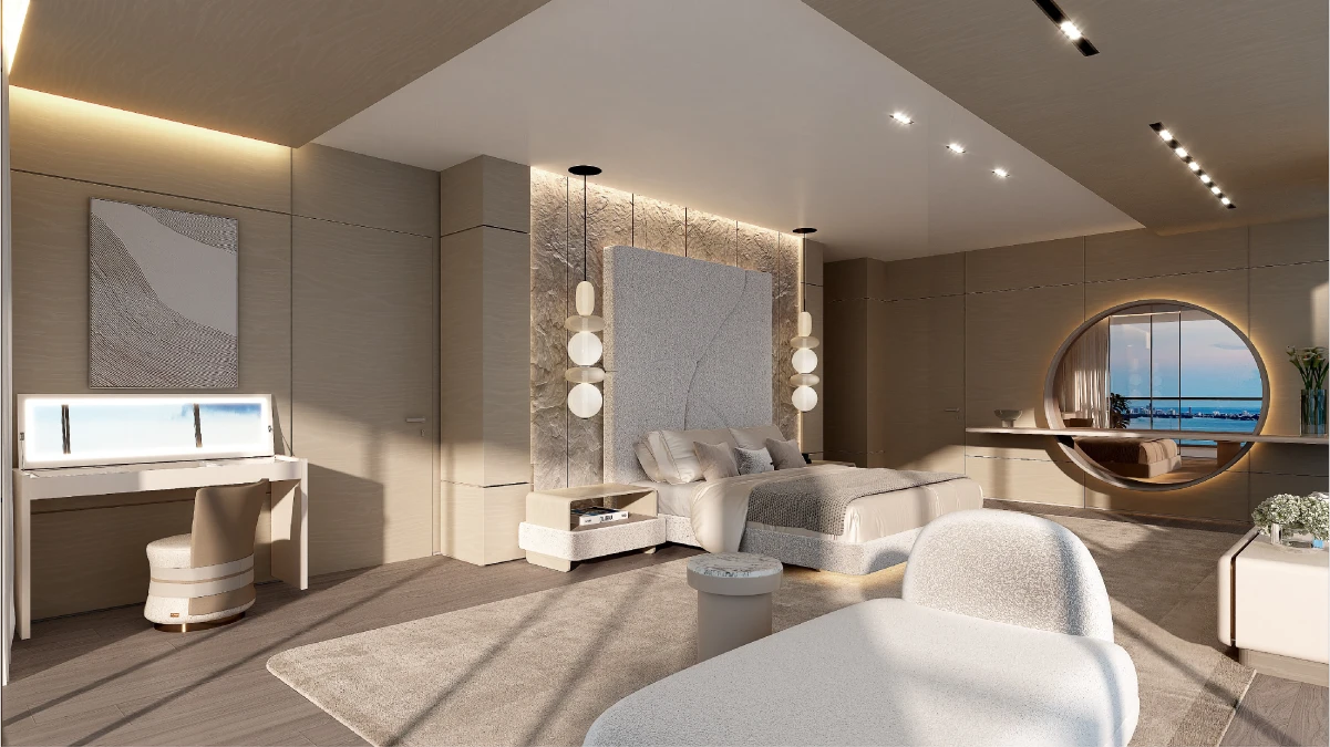 A residence interior at Aria Reserve — developer rendering