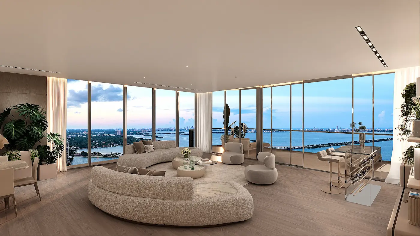 A residence interior at Aria Reserve — developer rendering