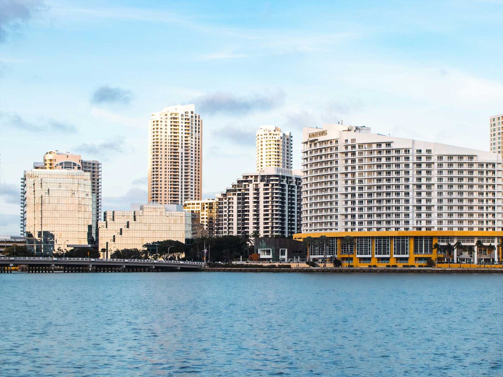 The Residences at Mandarin Oriental, Miami — rendering of the Brickell Key towers