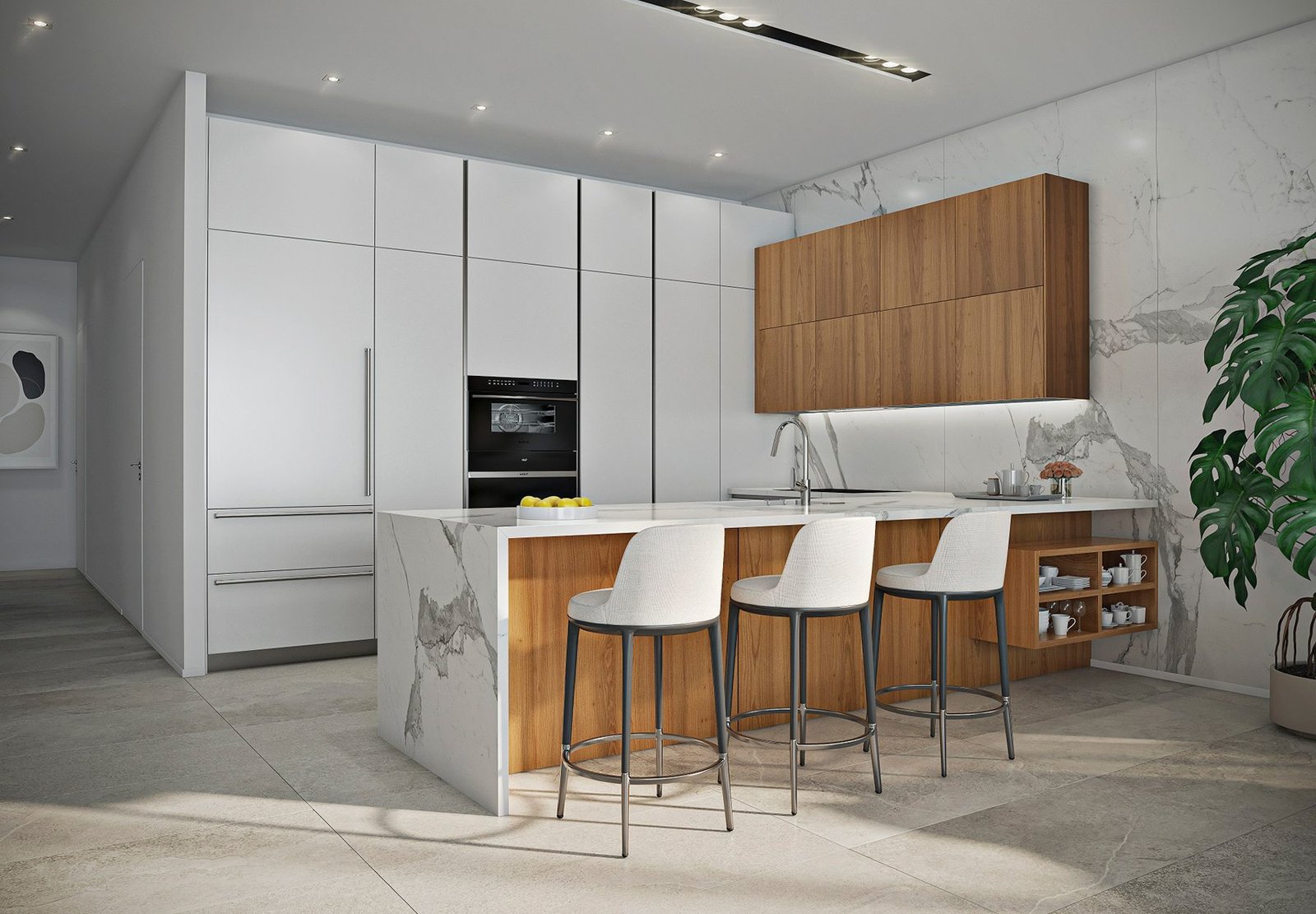 - Casa Bella Residences A residence kitchen at Casa Bella Residences — developer rendering