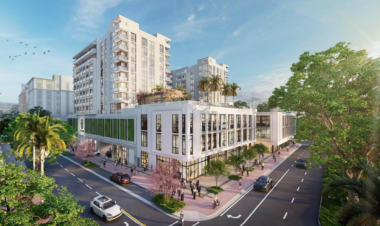 Cassia Residences seen from the street — developer rendering