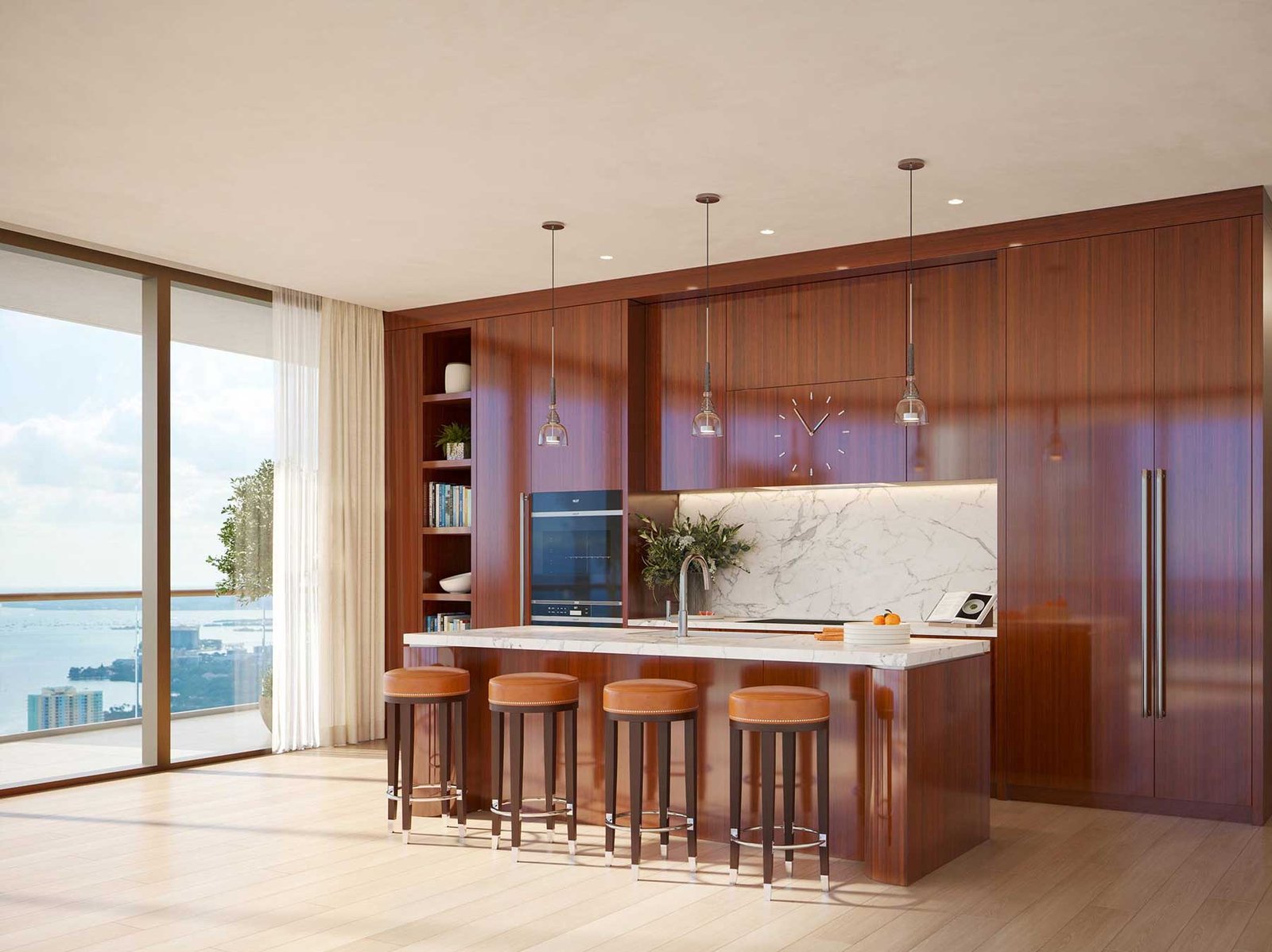 Cipriani Residences Miami residents restaurant and dining — developer rendering