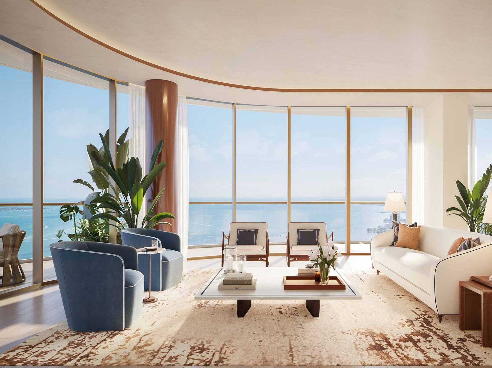 Cipriani Residences Miami 37th-floor speakeasy — developer rendering