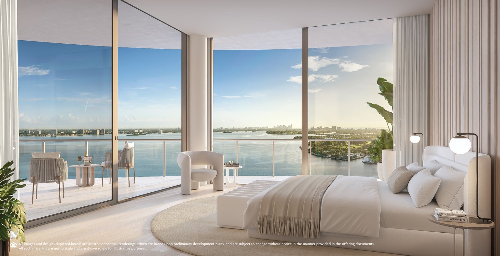 A three-bedroom residence at Continuum Club & Residences — developer rendering