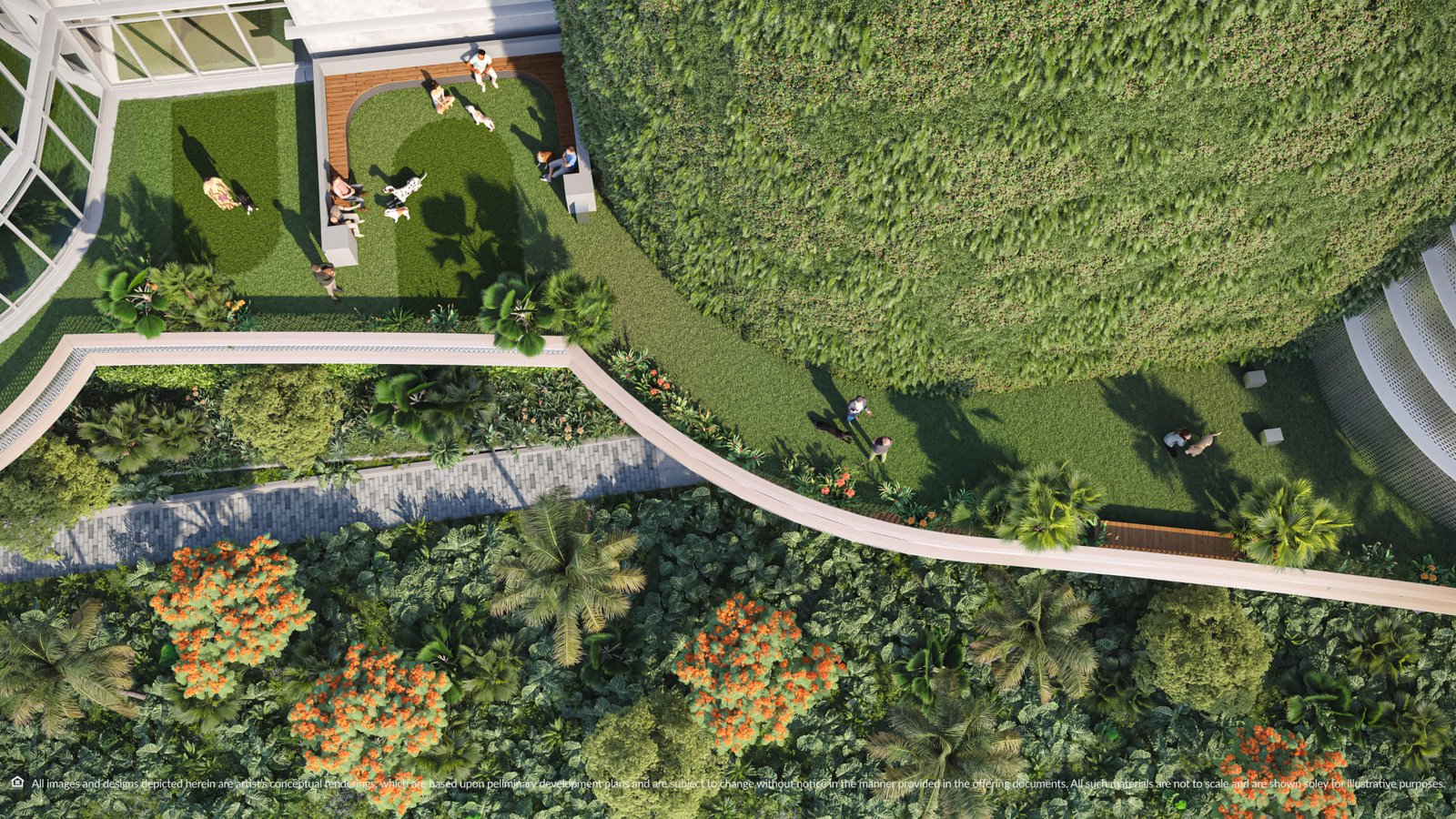 An amenity space at Continuum Club & Residences — developer rendering