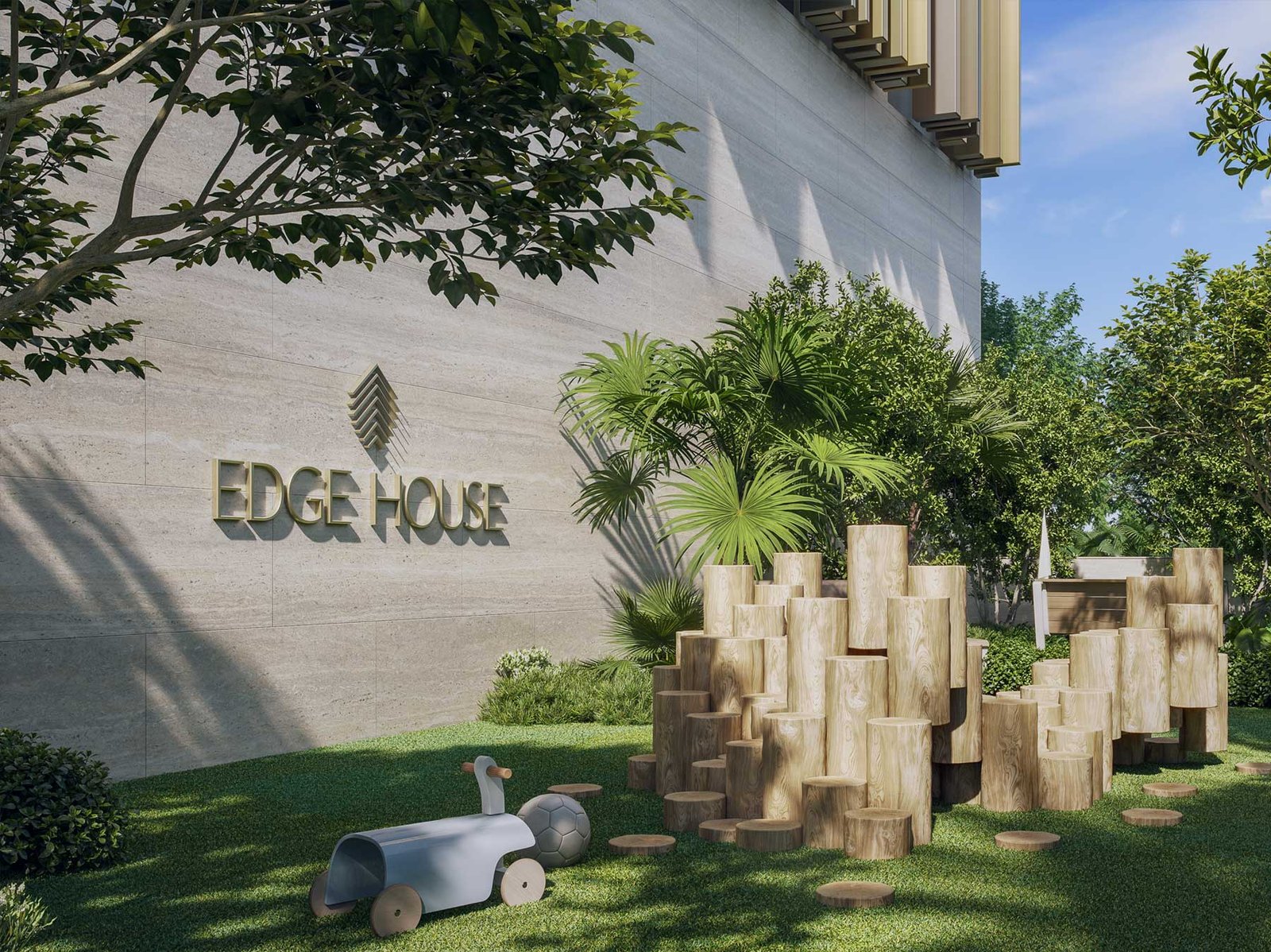 Edge House Miami foundation pour and tower cranes under construction in Edgewater — developer rendering
