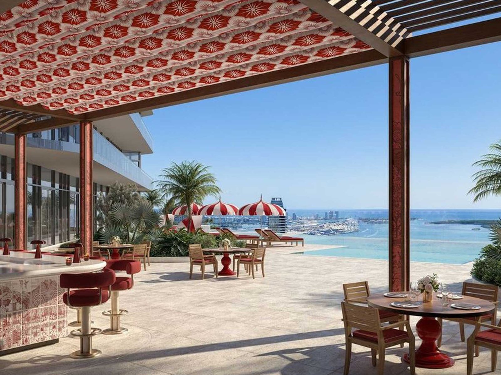 - Faena Residences Miami Faena Residences Miami primary bedroom with river views — developer rendering