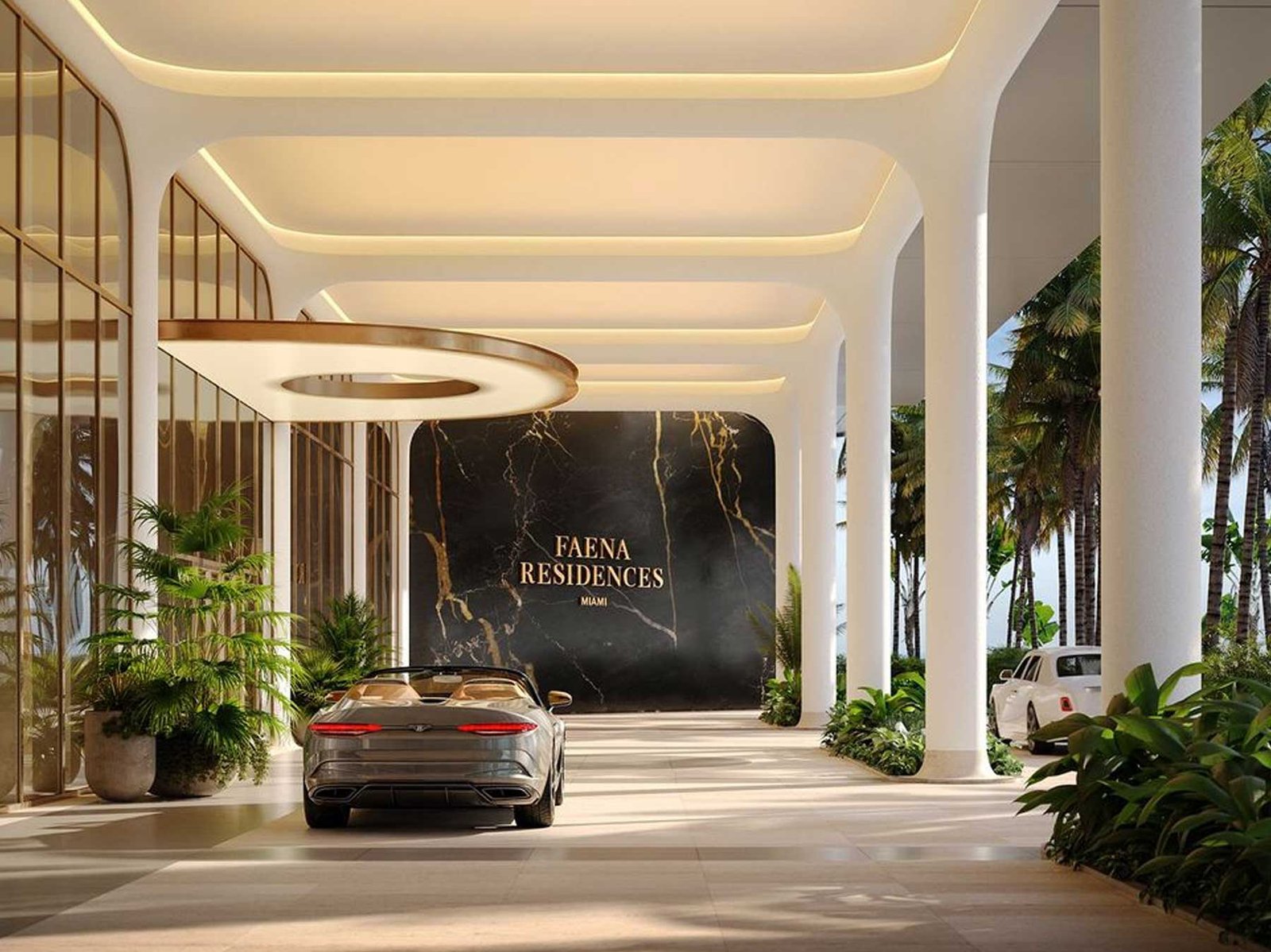 - Faena Residences Miami Faena Residences Miami under-construction site on the Miami River — developer rendering