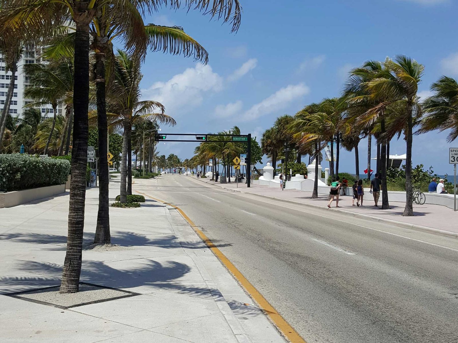 Fort Lauderdale Beach oceanfront and A1A
