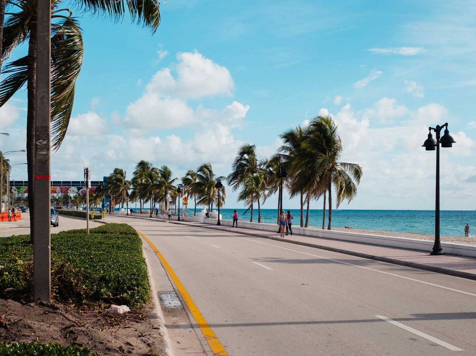 The Fort Lauderdale beachfront promenade — the area where Edition Residences Fort Lauderdale is located