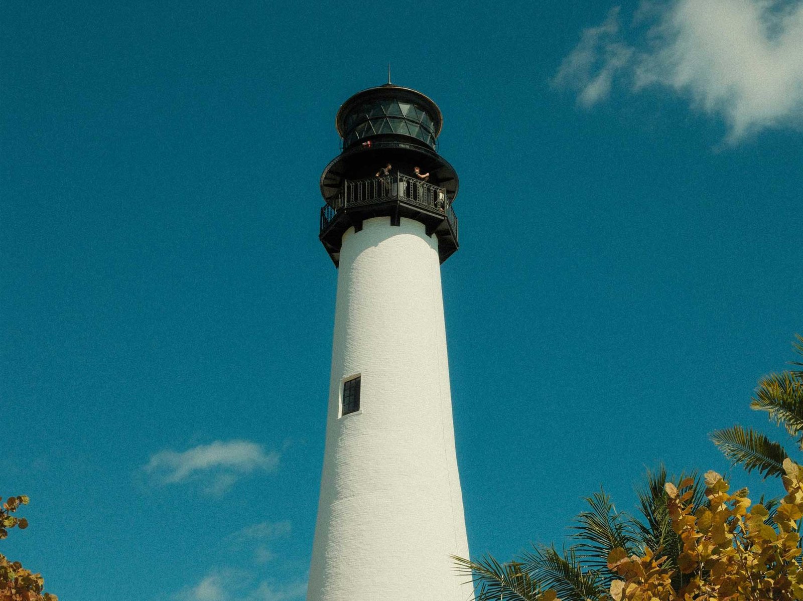 - Key Biscayne Cape Florida lighthouse at the southern tip of Key Biscayne