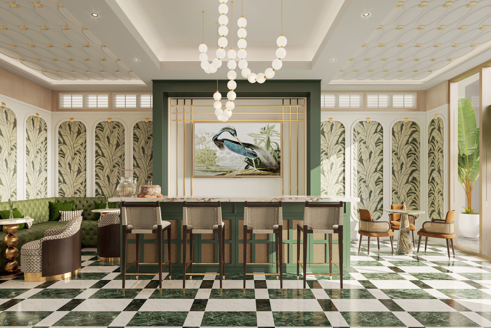 - Maison d'Or West Palm Beach A residence interior at Maison d'Or — developer rendering