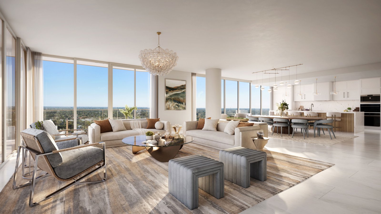 - Maison d'Or West Palm Beach A residence interior at Maison d'Or — developer rendering