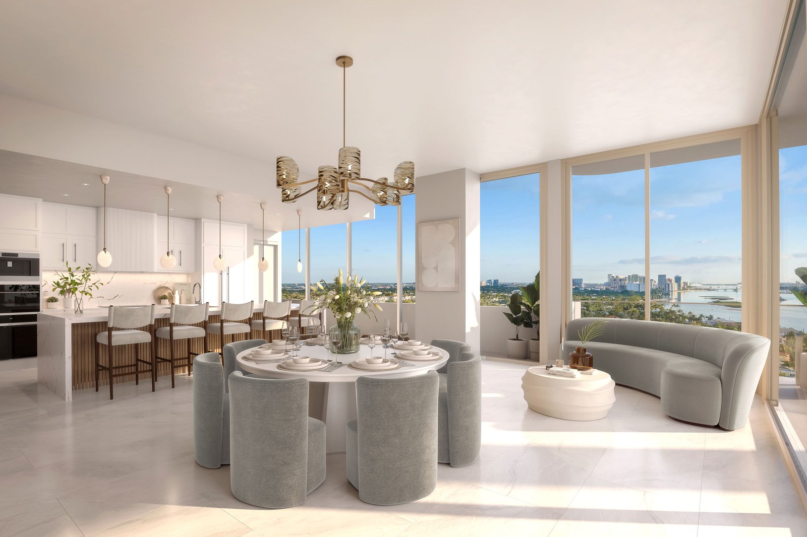 - Maison d'Or West Palm Beach A residence interior at Maison d'Or — developer rendering