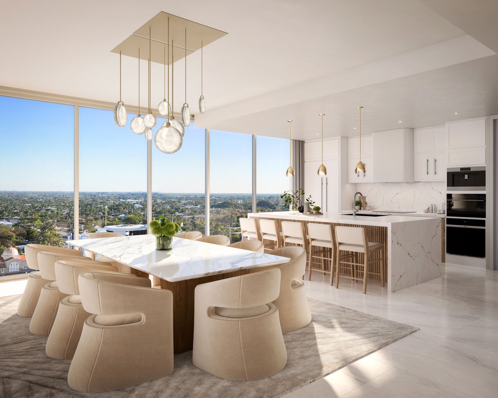 - Maison d'Or West Palm Beach A residence interior at Maison d'Or — developer rendering