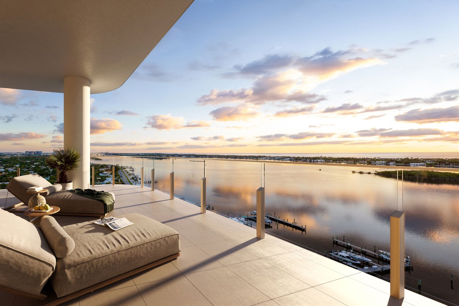 - Maison d'Or West Palm Beach A residence interior at Maison d'Or — developer rendering