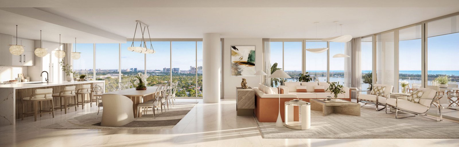 - Maison d'Or West Palm Beach A residence interior at Maison d'Or — developer rendering