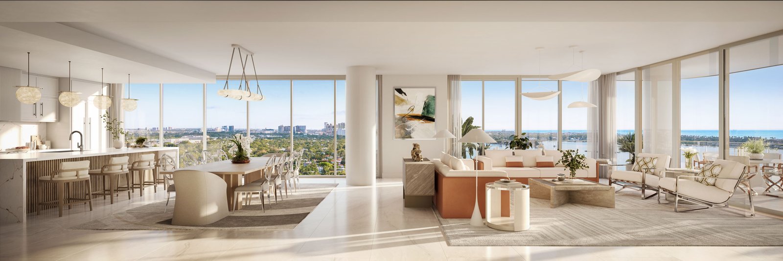 - Maison d'Or West Palm Beach A residence interior at Maison d'Or — developer rendering