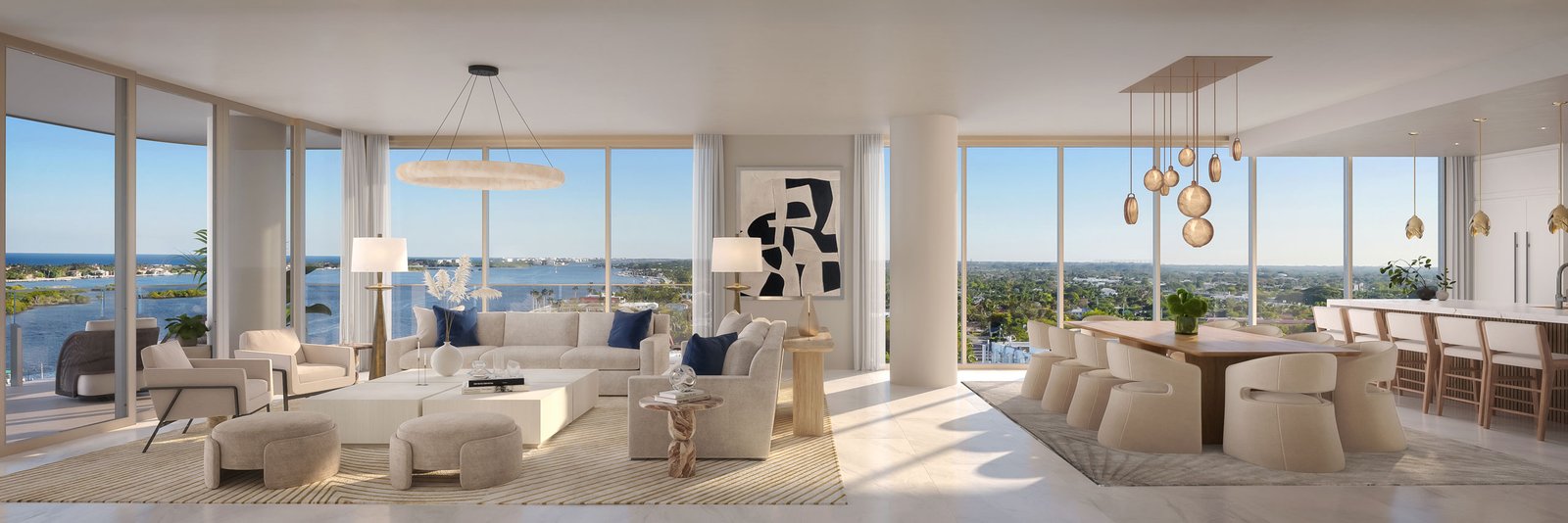 - Maison d'Or West Palm Beach A residence interior at Maison d'Or — developer rendering