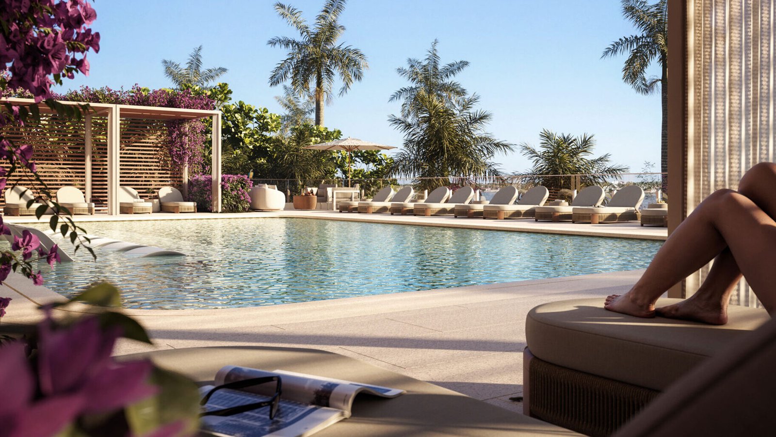 - Maison d'Or West Palm Beach An amenity space at Maison d'Or — developer rendering