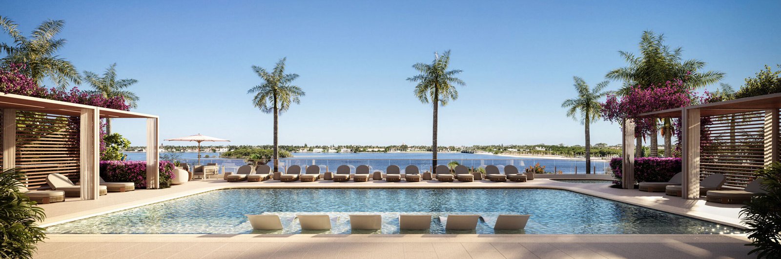 - Maison d'Or West Palm Beach An amenity space at Maison d'Or — developer rendering