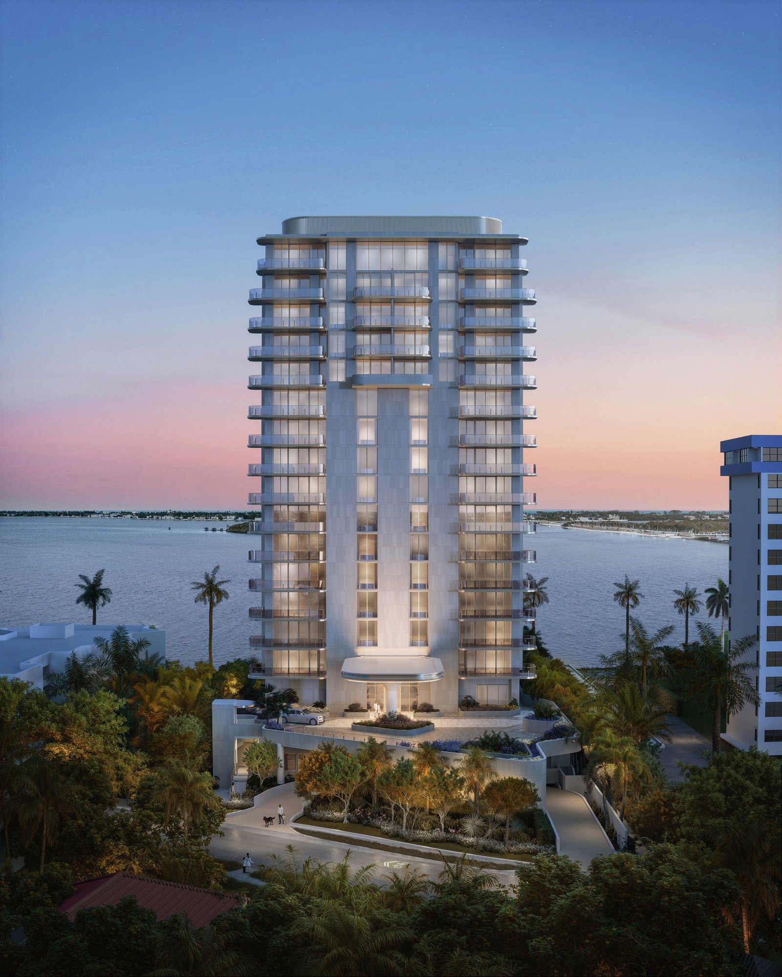 - Maison d'Or West Palm Beach Maison d'Or from the east — developer rendering