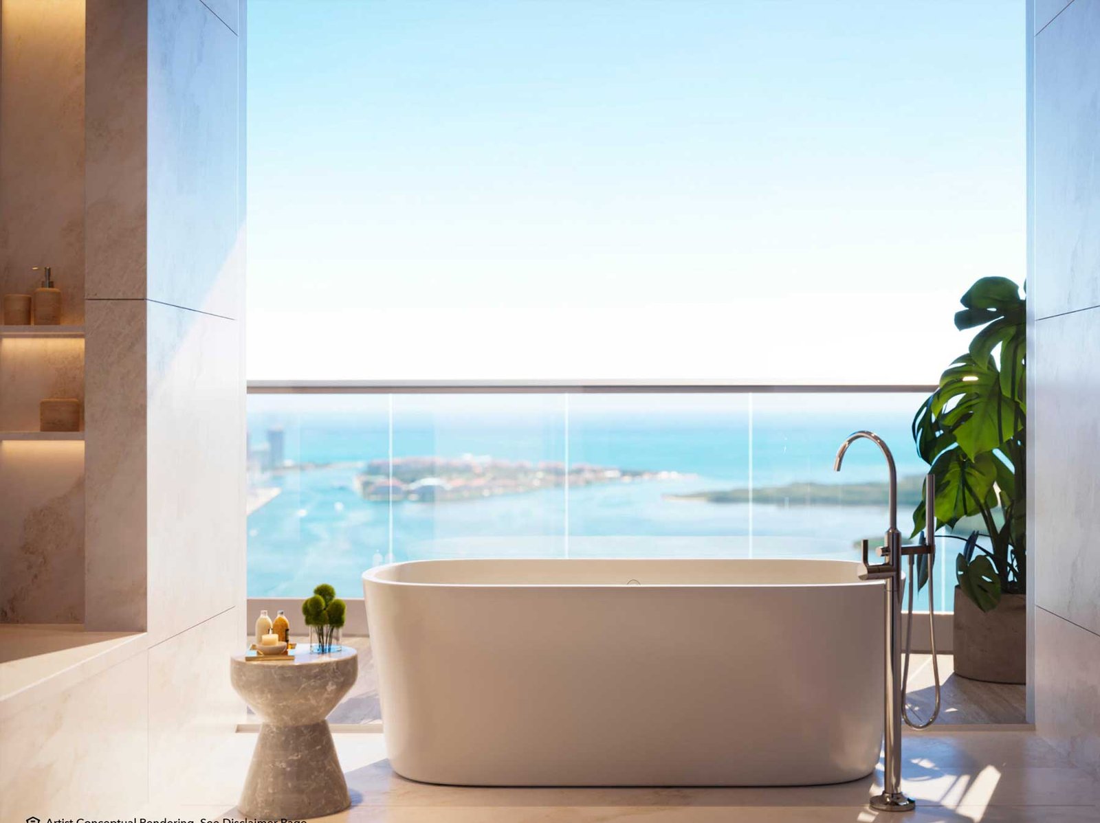 - The Residences at Mandarin Oriental, Miami Mandarin Oriental Miami pool deck — developer rendering