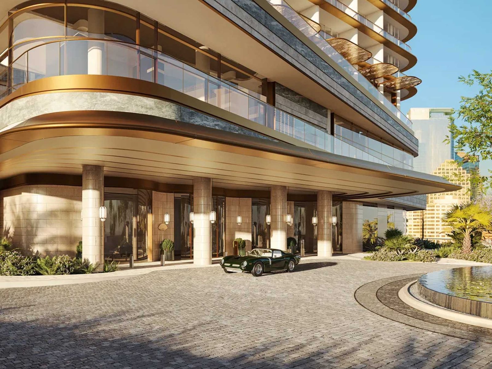 - The Residences at Mandarin Oriental, Miami Mandarin Oriental Miami North Tower and hotel — developer rendering