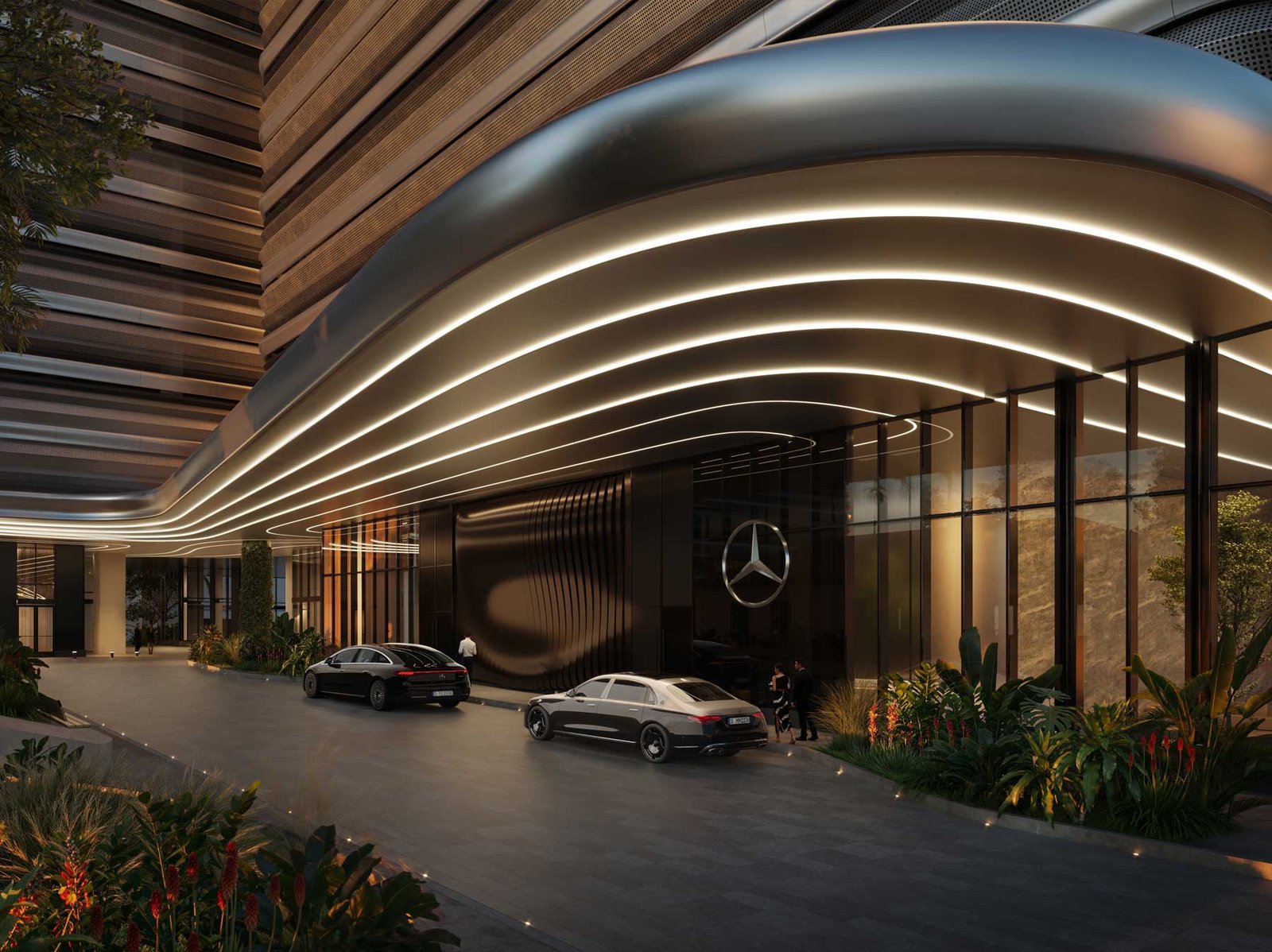 - Mercedes-Benz Places Miami Mercedes-Benz Places Miami residence interior — developer rendering
