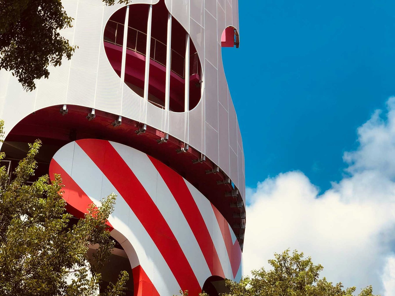 Miami Design District street and architecture