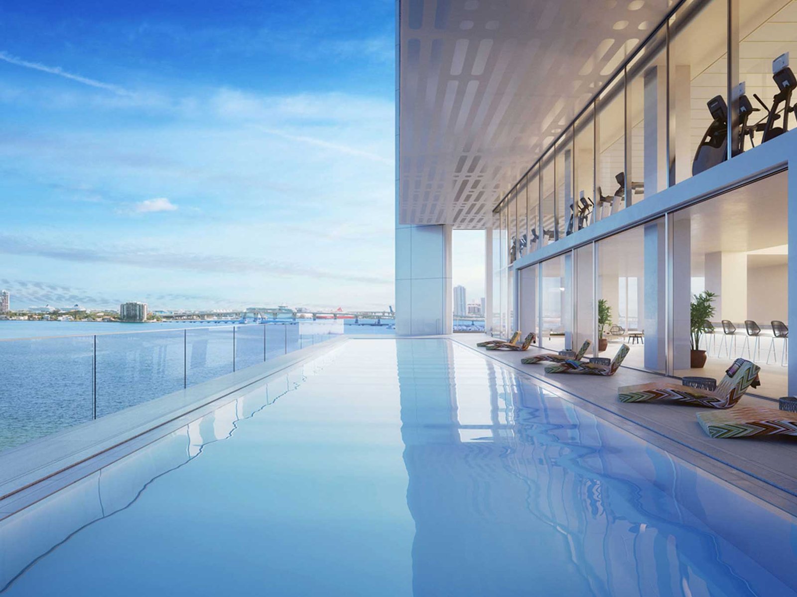 The indoor pool at Missoni Baia — developer rendering