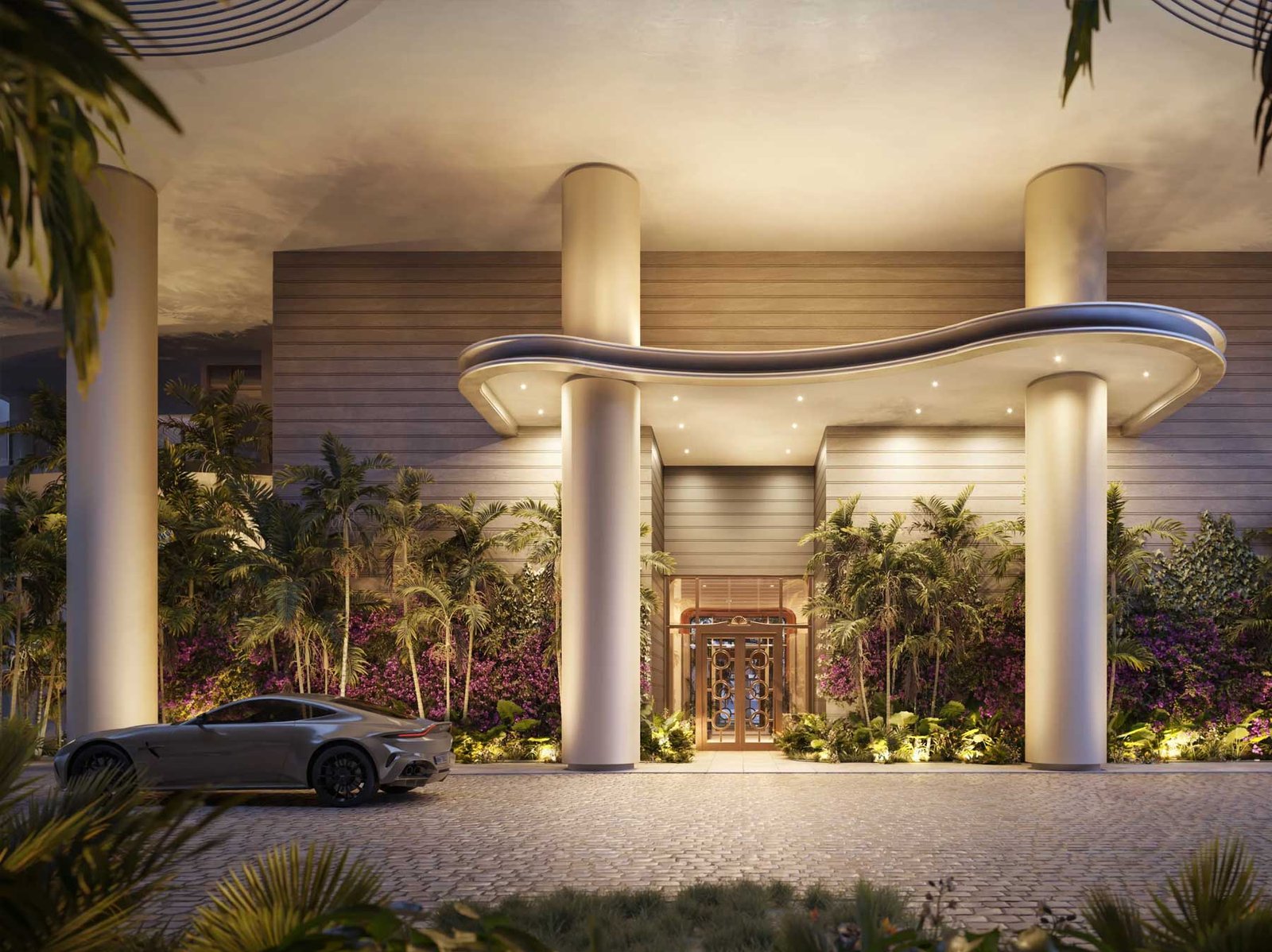 Ocean Terrace Residences, Miami Beach — the Raymond Jungles park