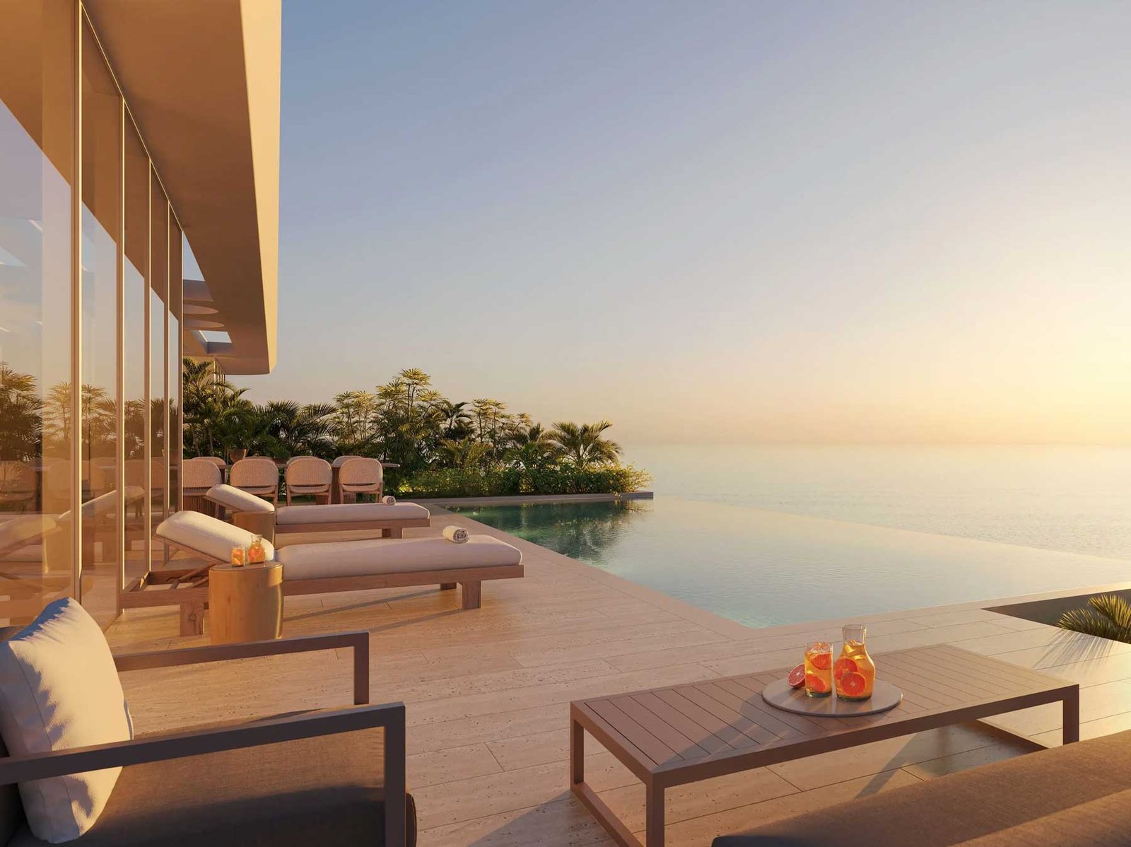 Ocean Terrace Residences, Miami Beach — terrace and ocean view
