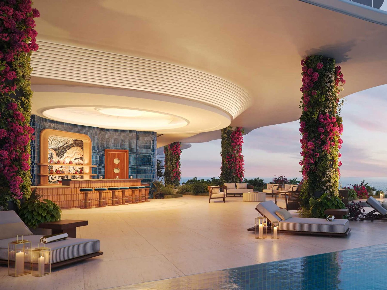 Ocean Terrace Residences, Miami Beach — residence interior by Robert A.M. Stern Architects