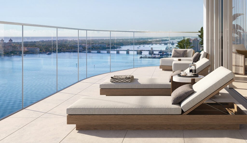 A residence balcony at Olara Residences — developer rendering